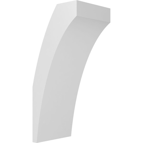 Ekena Millwork 5 1/2-in. W x 6-in. D x 14-in. H Thorton Architectural Grade PVC Knee Brace BRCP055X06X14THR - main